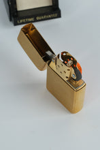 Load image into Gallery viewer, Zippo 204B Brushed Brass Lighter – Original Display Case & Paperwork – Never Filled, Classic Finish