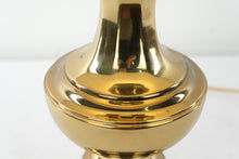 Load image into Gallery viewer, Polished Brass Urn Table Lamp with Bell Shade – Classic Traditional Style