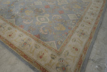 Load image into Gallery viewer, Safavieh Anatolia Handmade Wool Area Rug 9x13 Blue Floral Oriental
