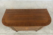 Load image into Gallery viewer, Antique Walnut Buffet Sideboard with Veneer and Serpentine Cabinets - Online Only