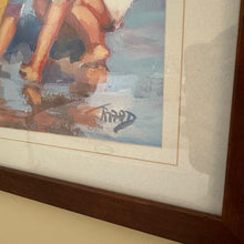 Load image into Gallery viewer, Lucelle Raad Harmony Framed Prints Pair Coastal Figures 18x30
