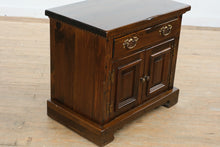 Load image into Gallery viewer, Bennington Pine Nightstand with Lower Cabinet – Solid Craftsmanship