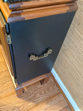 Load image into Gallery viewer, Solid Wood Accent Storage Cabinet with Stone Top