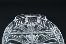 Load image into Gallery viewer, Vintage Crystal Divided Serving Dish with Handles – Elegant Cut Glass Relish Tray