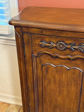 Load image into Gallery viewer, French Provincial Style Low Storage Cabinet in Solid Wood