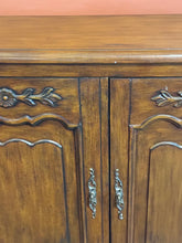 Load image into Gallery viewer, French Provincial Style Low Storage Cabinet in Solid Wood