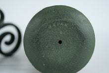 Load image into Gallery viewer, Mid-Century European-Style Sculpted Wax Candles on Japanese Cast Iron Holders – Vintage Pair (13.5")