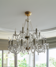 Load image into Gallery viewer, The Cavendish Manor Crystal Chandelier – 12-Light – 30" Round x 26.5" Tall