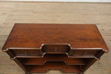 Load image into Gallery viewer, Bookshelf Console with Three Drawers and Open Shelving