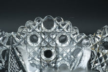 Load image into Gallery viewer, Antique EAPG Style Pressed Glass Serving Bowl – Intricate Pattern, Scalloped Edge