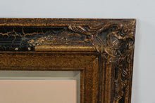 Load image into Gallery viewer, Elephant Portrait Framed Wall Art Ornate Gold Black Frame Mirrored Border 25x20