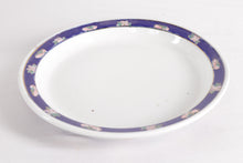 Load image into Gallery viewer, Blue Floral Planter with Plate