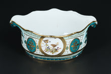 Load image into Gallery viewer, Ornate Rococo-Style Porcelain Bowl with Birds & Gilded Accents – Sèvres Style