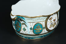 Load image into Gallery viewer, Ornate Rococo-Style Porcelain Bowl with Birds & Gilded Accents – Sèvres Style