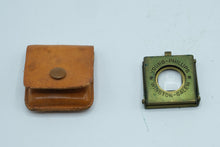 Load image into Gallery viewer, Antique Young Phillips Winston Salem Folding Magnifier Loupe Leather Case