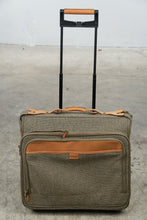 Load image into Gallery viewer, Hartmann Vintage Tweed Leather Rolling Garment Bag Suitcase 22 Inch