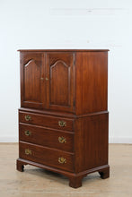 Load image into Gallery viewer, Henkel Harris Virginia Galleries Solid Wild Black Cherry Gentleman’s Chest