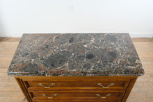 Load image into Gallery viewer, Henredon Marble Top Bachelor Chest Three Drawer Dresser 44.5 Inch