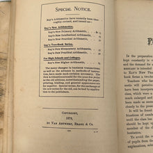 Load image into Gallery viewer, Ray’s Elementary Arithmetic - 1879