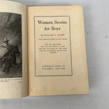 Load image into Gallery viewer, Western Stories for Boys - Willard F. Baker
