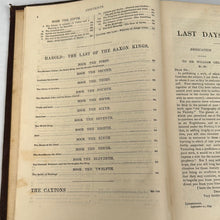 Load image into Gallery viewer, Bulwer’s Works - 9 Book Set - Late 19th Century