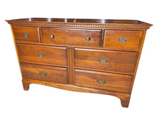 Load image into Gallery viewer, Davis Cabinet Company Solid Cherry Seven-Drawer Dresser with Dental Molding