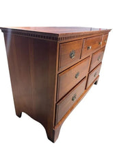 Load image into Gallery viewer, Davis Cabinet Company Solid Cherry Seven-Drawer Dresser with Dental Molding