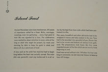 Load image into Gallery viewer, 1955 Matson Lines SS Lurline “Island Feast” Menu – Vintage Hawaiian Art Print by Eugene Savage