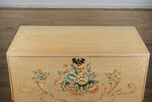 Load image into Gallery viewer, Hand-Decorated Jasper Writing Desk with Crackle Finish