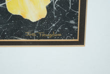 Load image into Gallery viewer, “Lily on Black” Original Miniature by June Trogdon (1997)