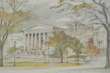 Load image into Gallery viewer, Vintage National Gallery of Art Washington D.C. Print – Armstrong Illustration – Original Packaging – Printed in Denmark