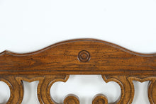 Load image into Gallery viewer, Queen Size Carved Wood Headboard with Scrollwork Panel
