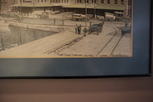 Load image into Gallery viewer, Pratt Street, Baltimore ca. 1906” Framed Print by Paul B. Desmond – Limited Edition 64/950
