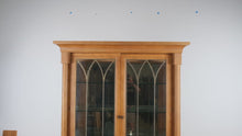 Load and play video in Gallery viewer, Henredon Monumental Aegean Crystal Curio China Hutch Cabinet