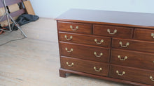 Load and play video in Gallery viewer, Henkel Harris Mahogany Nine-Drawer Dresser – Heirloom Quality