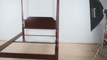 Load and play video in Gallery viewer, Bombay Company Reeded Post Queen Bed