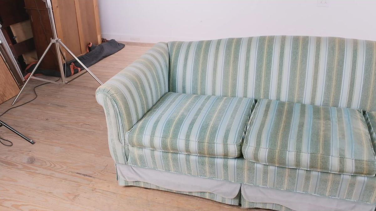 Studio 89 Sofa – Vintage Globe Furniture Stripe Couch with