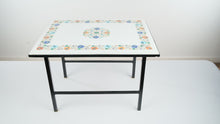 Load and play video in Gallery viewer, White Marble Pietra Dura Side / Coffee Table