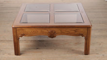 Load and play video in Gallery viewer, 4 Paned Oak Coffee Table - Gordon's