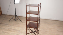 Load and play video in Gallery viewer, Chippendale 4-Tiered Etagere by Baker Furniture