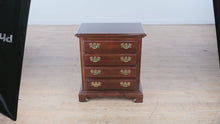 Load and play video in Gallery viewer, Traditional Cherry Chippendale Nightstand – American Drew