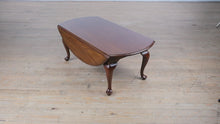 Load and play video in Gallery viewer, Henkel Harris Solid Mahogany Drop-Leaf Coffee Table