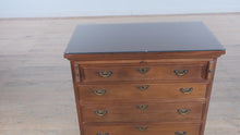 Load and play video in Gallery viewer, Heirloom Mahogany Serving Chest - Craftique