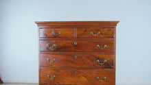 Load and play video in Gallery viewer, Antique Flamed Mahogany Tall Boy