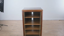 Load and play video in Gallery viewer, Oak Glass-Front Media & Display Cabinet