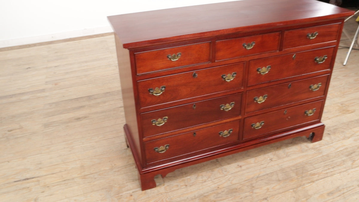 Vintage solid mahogany dresser discount