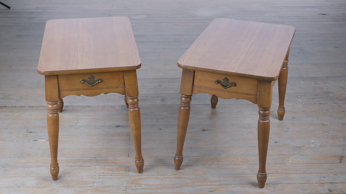 Pair of Mersman Side Tables – Craze Furniture and Antiques