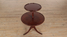 Load and play video in Gallery viewer, Duncan Phyfe Double Tiered Display Table
