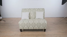 Load and play video in Gallery viewer, Geometric High Back Settee