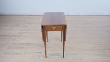 Load and play video in Gallery viewer, Craftique Heirloom Mahogany Pembroke Side Table – MEL Finish, Drop Leaves